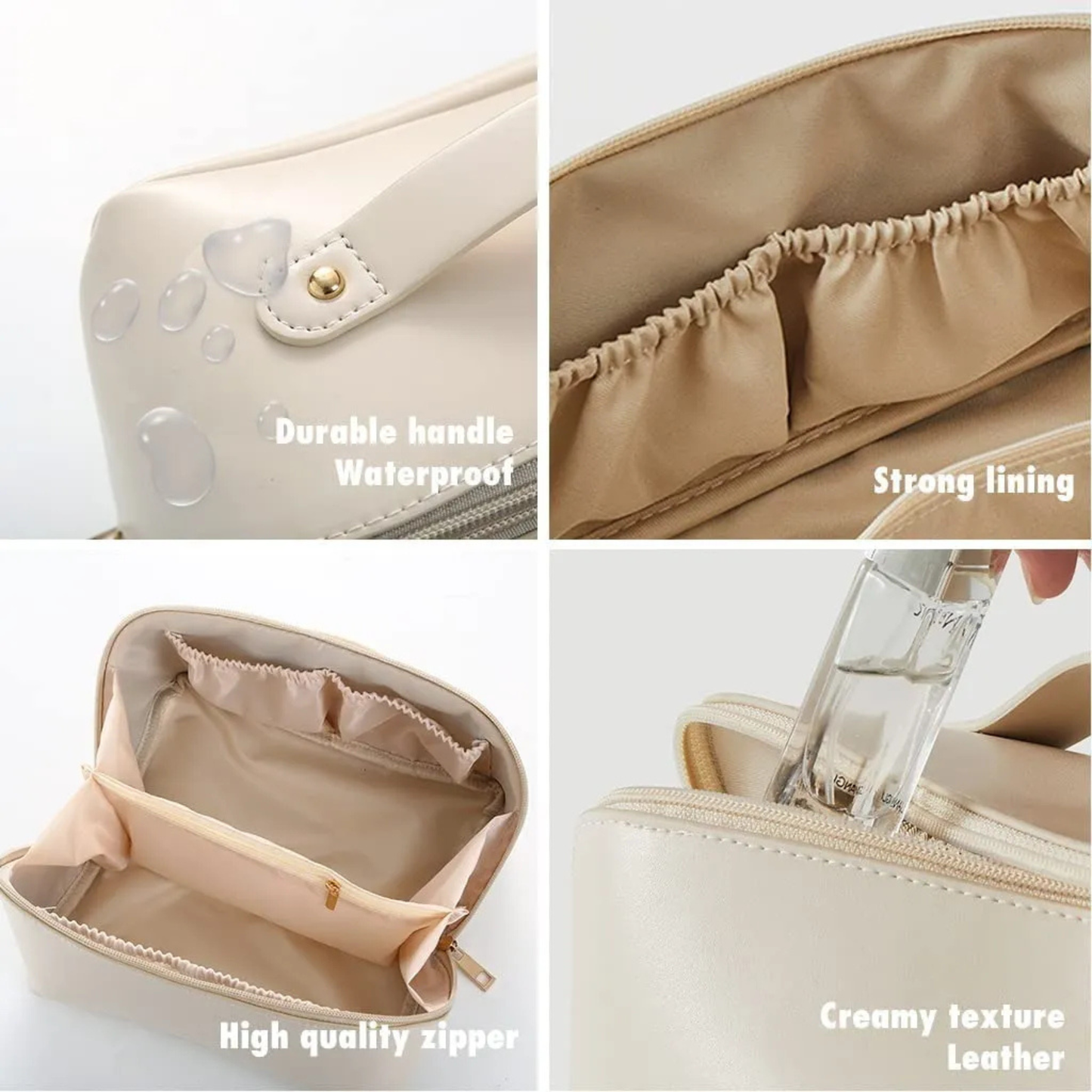 NECESER DE VIAJE COLOR BEIGE