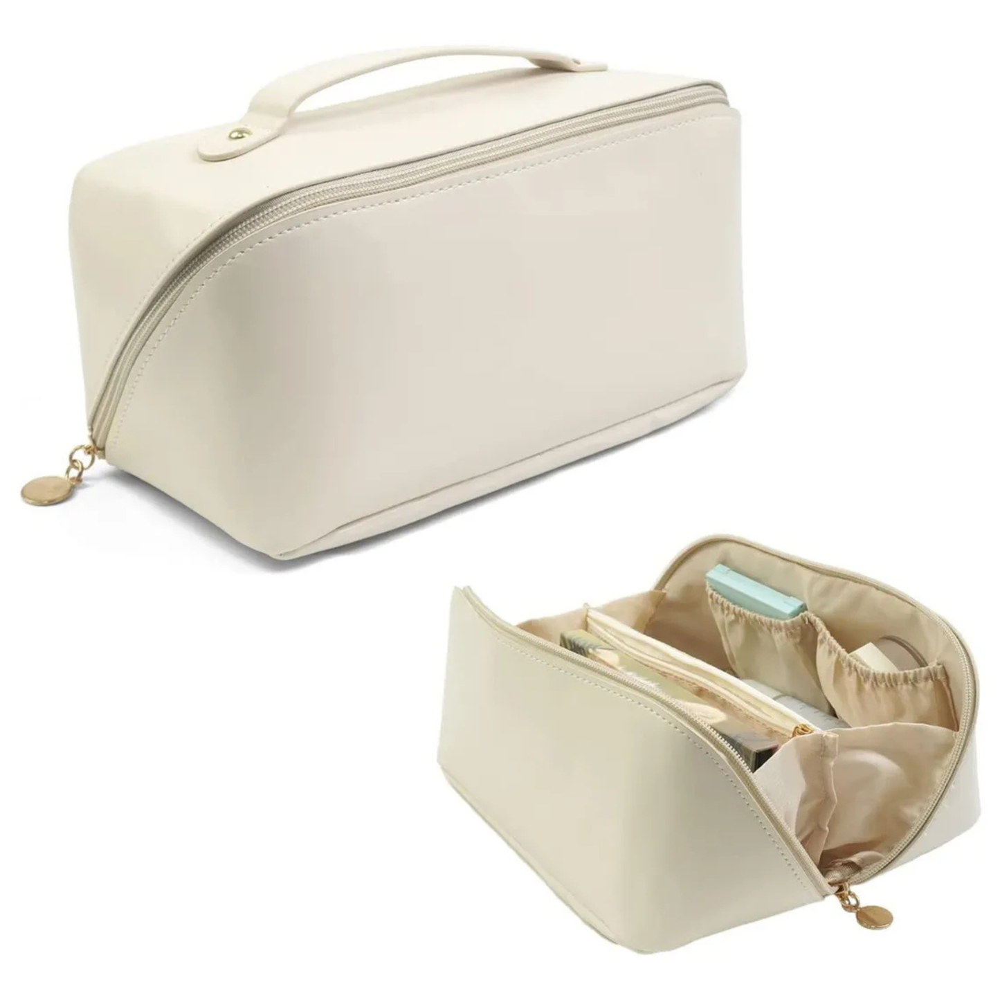 NECESER DE VIAJE COLOR BEIGE